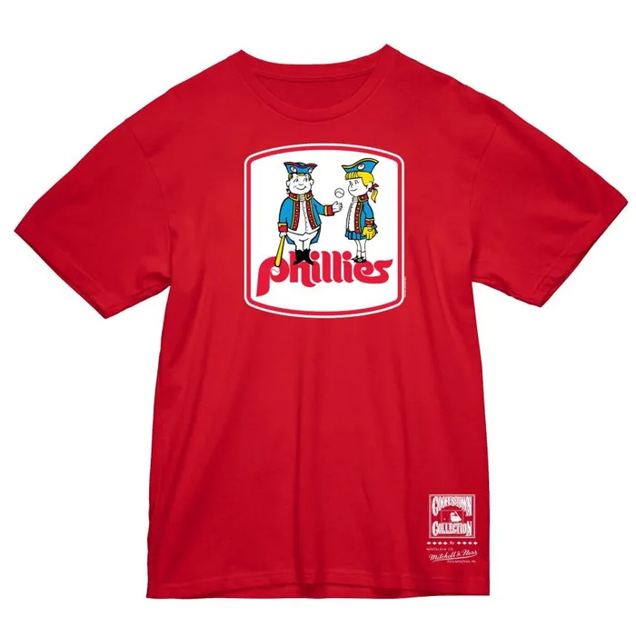 Mitchell and Ness Basic Logo 3 Tee Philadelphia Phillies Men TShirts and Tops Mitchell and Ness Basic Logo 3 Tee Philadelphia Phillies Men TShirts and Tops