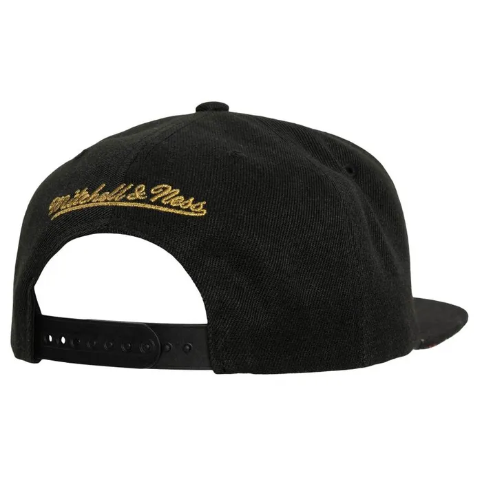 Mitchell and Ness BHM Script Snapback HWC Charlotte Hornets Men Hats and Headwear Mitchell and Ness BHM Script Snapback HWC Charlotte Hornets Men Hats and Headwear