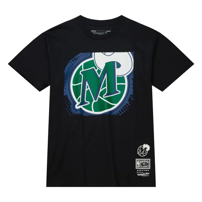 Mitchell and Ness Big Face 70 SS Tee Dallas Mavericks Men TShirts and Tops