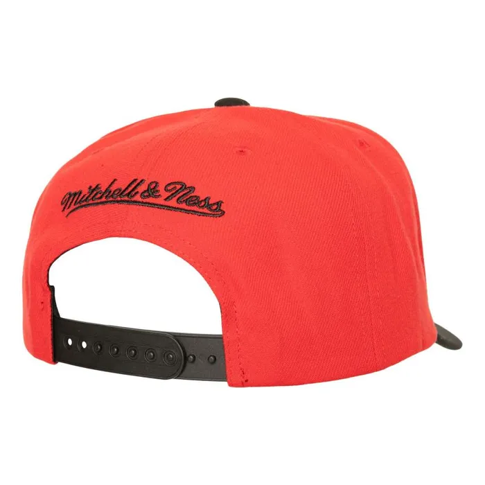 Mitchell and Ness Boom Text Pro Snapback Ohio State Men Hats and Headwear Mitchell and Ness Boom Text Pro Snapback Ohio State Men Hats and Headwear
