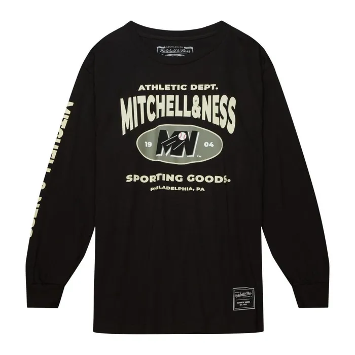 Mitchell and Ness Branded MandN Graphic LS Tee Men TShirts and Tops