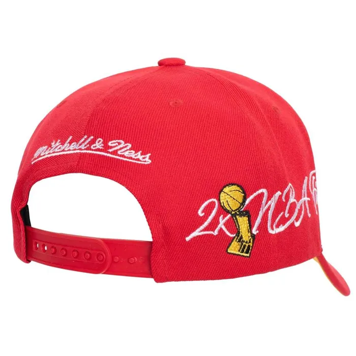 Mitchell and Ness Champ Wrap Pro Snapback HWC Houston Rockets Men Hats and Headwear Mitchell and Ness Champ Wrap Pro Snapback HWC Houston Rockets Men Hats and Headwear