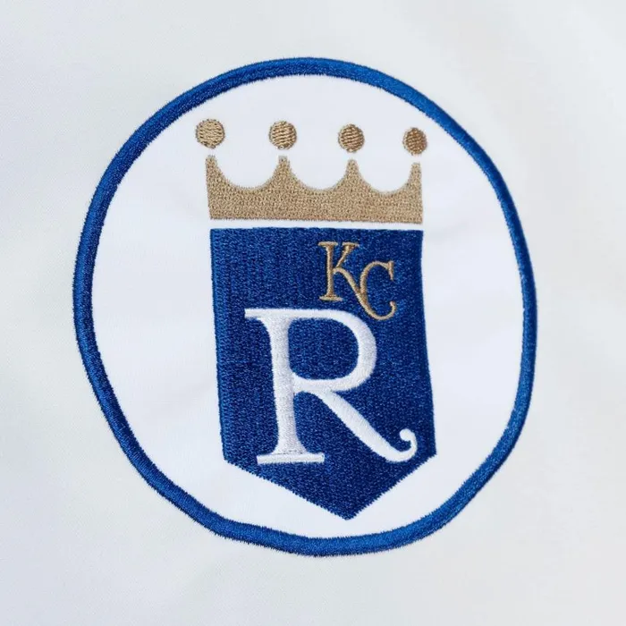 Mitchell and Ness City Collection Lightweight Satin Jacket Kansas City Royals Men Jackets and Outerwear Mitchell and Ness City Collection Lightweight Satin Jacket Kansas City Royals Men Jackets and Outerwear