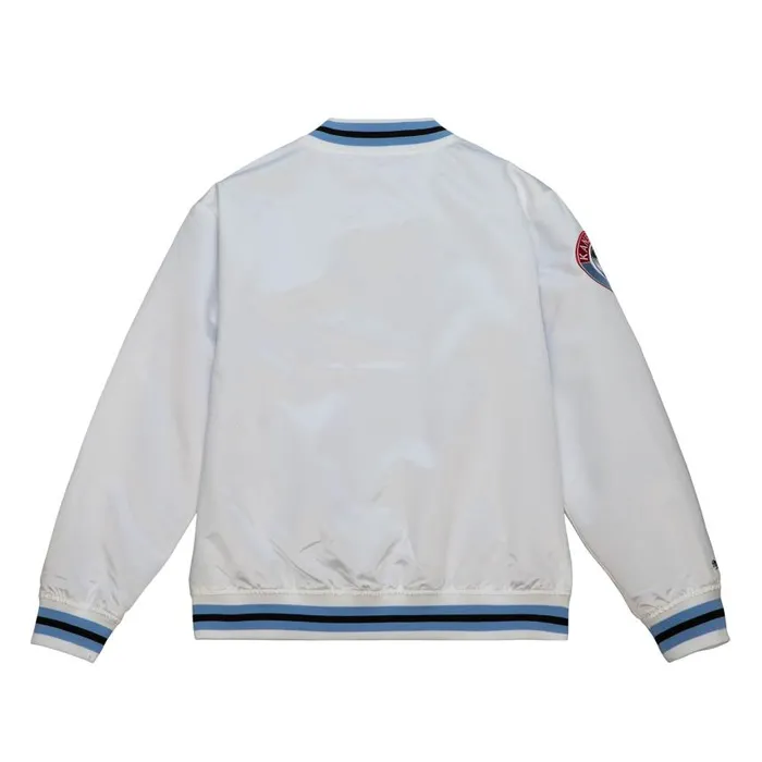 Mitchell and Ness City Collection Lightweight Satin Jacket Kansas City Wiz Men Jackets and Outerwear Mitchell and Ness City Collection Lightweight Satin Jacket Kansas City Wiz Men Jackets and Outerwear