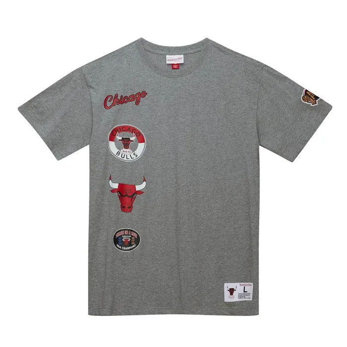 Mitchell and Ness City Collection SS Tee Chicago Bulls Men TShirts and Tops