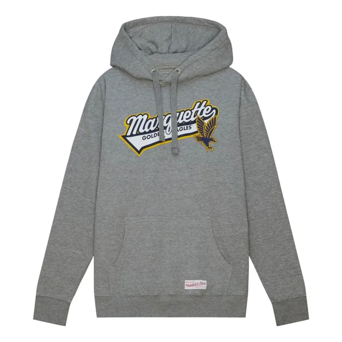 Mitchell and Ness College Tailsweep Pullover Marquette University Men Hoodies and Sweatshirts