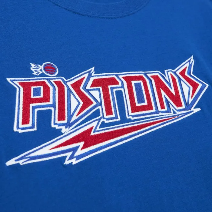 Mitchell and Ness Color Blocked SS Tee Detroit Pistons Men TShirts and Tops Mitchell and Ness Color Blocked SS Tee Detroit Pistons Men TShirts and Tops
