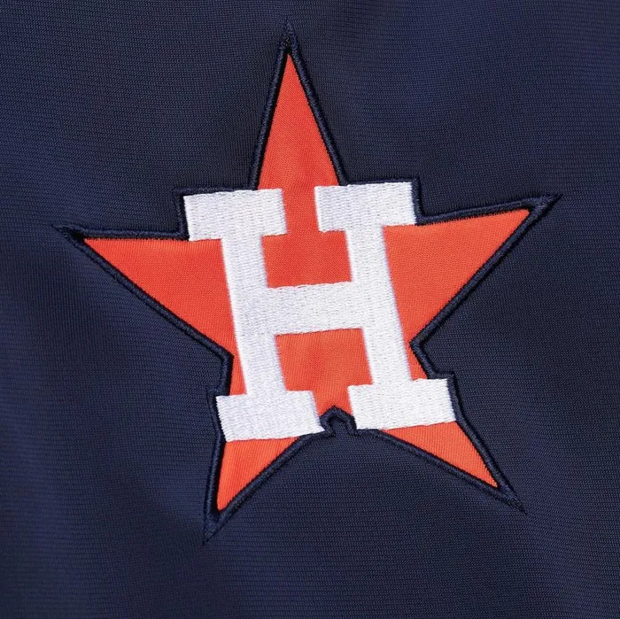 Mitchell and Ness Color Blocked Track Jacket Vintage Logo Houston Astros Men Jackets and Outerwear Mitchell and Ness Color Blocked Track Jacket Vintage Logo Houston Astros Men Jackets and Outerwear
