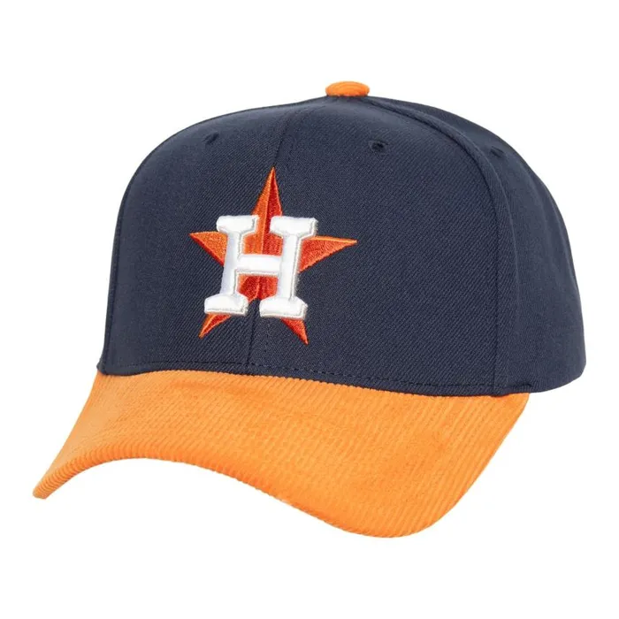 Mitchell and Ness Cord Pro Snapback Houston Astros Men Hats and Headwear