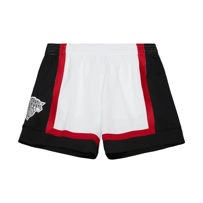 Mitchell and Ness Cracked Cement Swingman Shorts New York Knicks 199697 Men Shorts