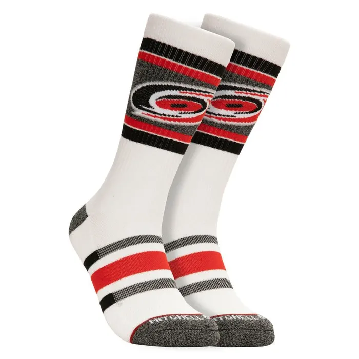 Mitchell and Ness Cross Bar Crew Socks Carolina Hurricanes Men Socks