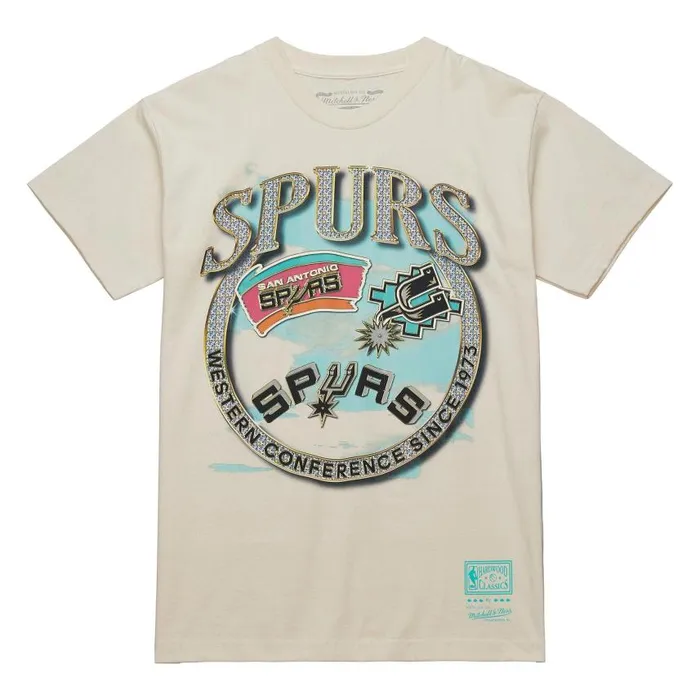 Mitchell and Ness Crown Jewels SS Tee HWC San Antonio Spurs Men TShirts and Tops Mitchell and Ness Crown Jewels SS Tee HWC San Antonio Spurs Men TShirts and Tops