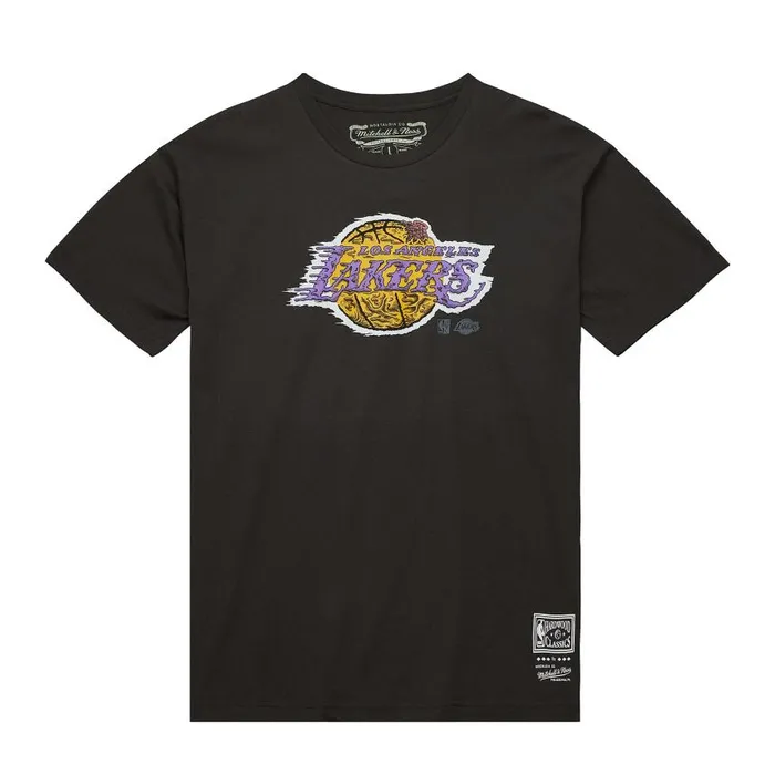 Mitchell and Ness Deconstructed Tee Los Angeles Lakers Men TShirts and Tops