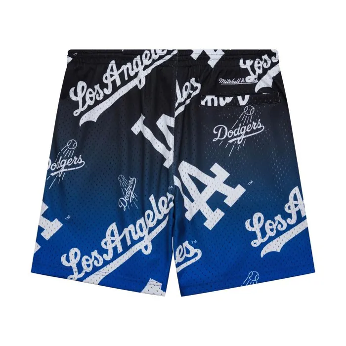 Mitchell and Ness Destination Leisure Camp Shorts Los Angeles Dodgers Men Shorts Mitchell and Ness Destination Leisure Camp Shorts Los Angeles Dodgers Men Shorts