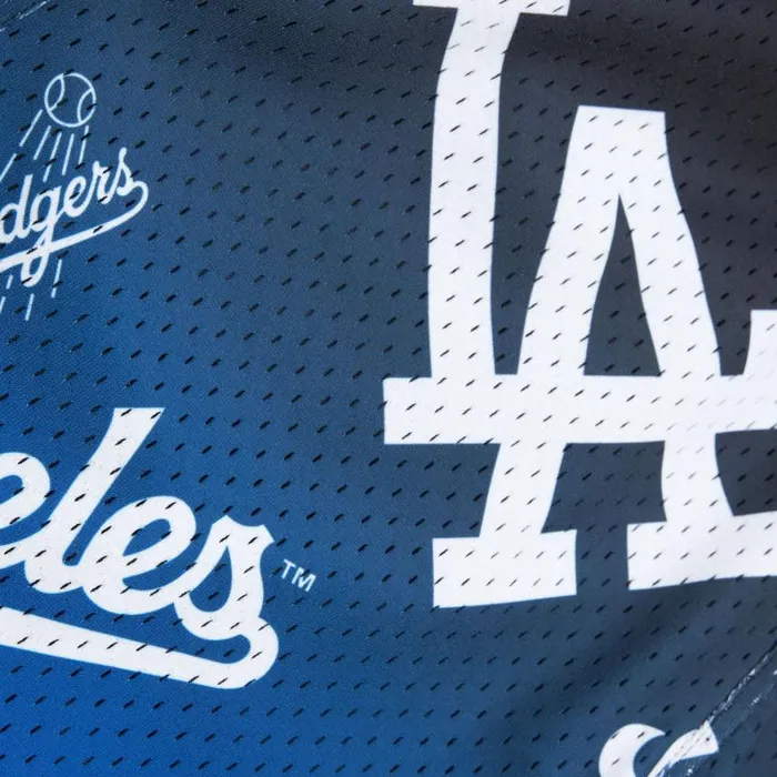 Mitchell and Ness Destination Leisure Camp Shorts Los Angeles Dodgers Men Shorts Mitchell and Ness Destination Leisure Camp Shorts Los Angeles Dodgers Men Shorts