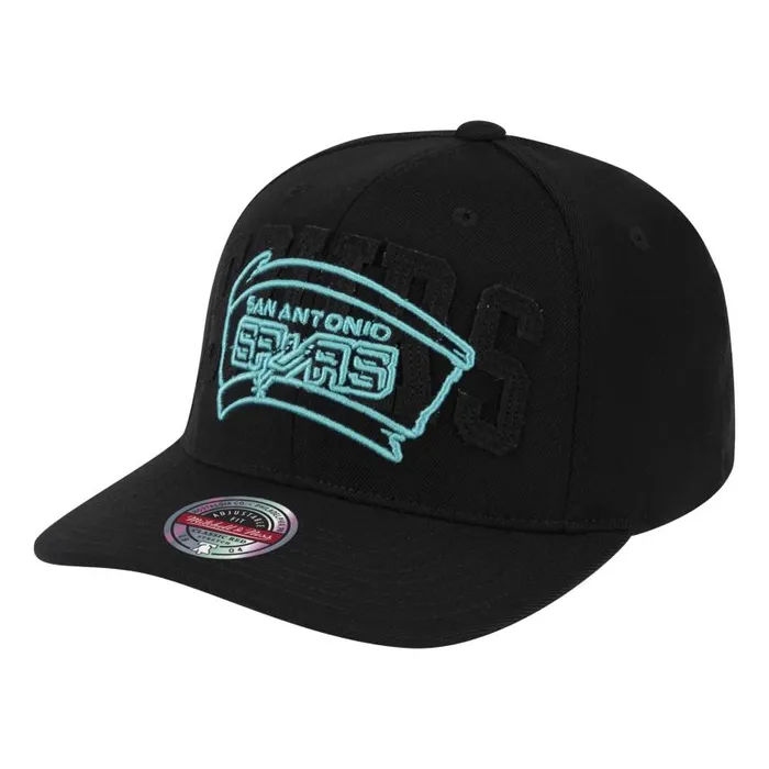 Mitchell and Ness Double Triple Classic Red Snapback HWC San Antonio Spurs Men Hats and Headwear Mitchell and Ness Double Triple Classic Red Snapback HWC San Antonio Spurs Men Hats and Headwear
