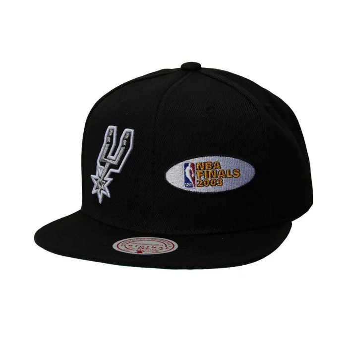 Mitchell and Ness Dual Whammy Snapback San Antonio Spurs Men Hats and Headwear Mitchell and Ness Dual Whammy Snapback San Antonio Spurs Men Hats and Headwear