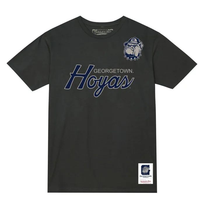 Mitchell and Ness Elite Tee Georgetown University Men TShirts and Tops