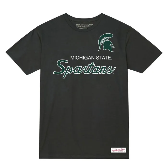 Mitchell and Ness Elite Tee Michigan State University Men TShirts and Tops