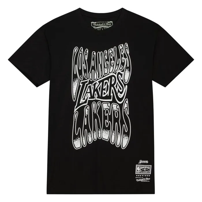 Mitchell and Ness Flashbacks Tee Los Angeles Lakers Men TShirts and Tops