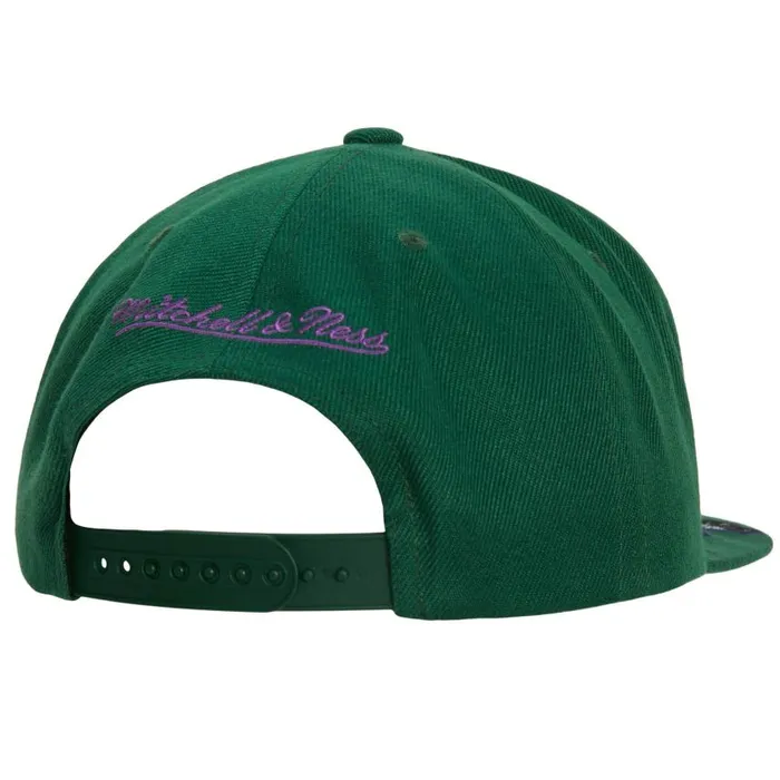 Mitchell and Ness Front Face Snapback HWC Milwaukee Bucks Men Hats and Headwear Mitchell and Ness Front Face Snapback HWC Milwaukee Bucks Men Hats and Headwear
