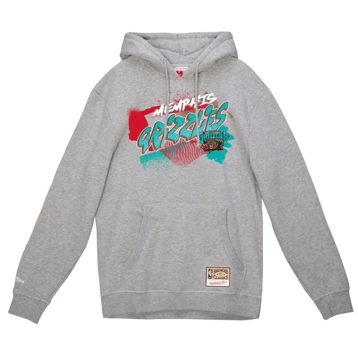 Mitchell and Ness Graff Hoodie Memphis Grizzlies Men Hoodies and Sweatshirts