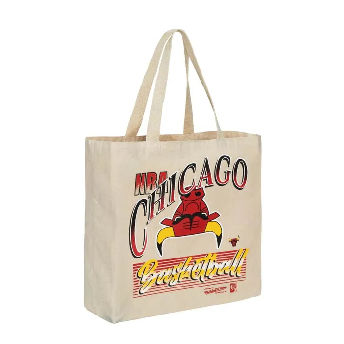 Mitchell and Ness Graphic Tote Bag Chicago Bulls Men Bags and Backpacks