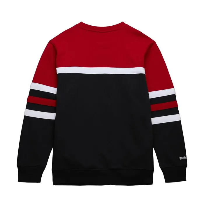 Mitchell and Ness Head Coach Fleece Crew Vintage Logo Cincinnati Reds Men Hoodies and Sweatshirts Mitchell and Ness Head Coach Fleece Crew Vintage Logo Cincinnati Reds Men Hoodies and Sweatshirts
