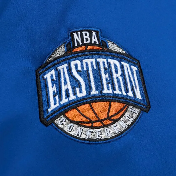 Mitchell and Ness Heavyweight Satin Jacket New Jersey Nets Men Jackets and Outerwear Mitchell and Ness Heavyweight Satin Jacket New Jersey Nets Men Jackets and Outerwear