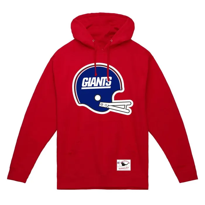 Mitchell and Ness Helmet 1 Hoodie New York Giants Men Hoodies and Sweatshirts