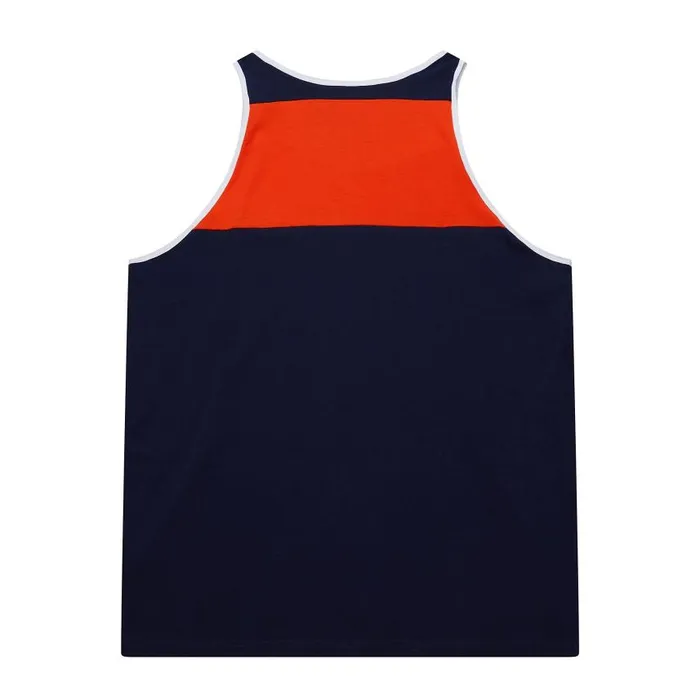 Mitchell and Ness Heritage Color Blocked Tank Top Houston Astros Men TShirts and Tops