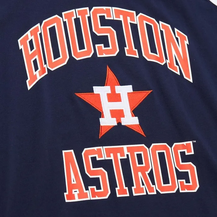 Mitchell and Ness Heritage Color Blocked Tank Top Houston Astros Men TShirts and Tops
