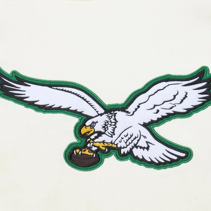 Mitchell and Ness Heritage Fleece Crew Vintage Logo Philadelphia Eagles Men Hoodies and Sweatshirts Mitchell and Ness Heritage Fleece Crew Vintage Logo Philadelphia Eagles Men Hoodies and Sweatshirts