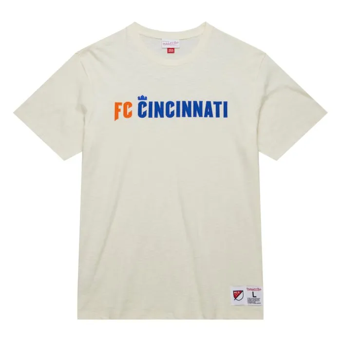 Mitchell and Ness Heritage SS Slub Tee Current Logo FC Cincinnati Men TShirts and Tops Mitchell and Ness Heritage SS Slub Tee Current Logo FC Cincinnati Men TShirts and Tops