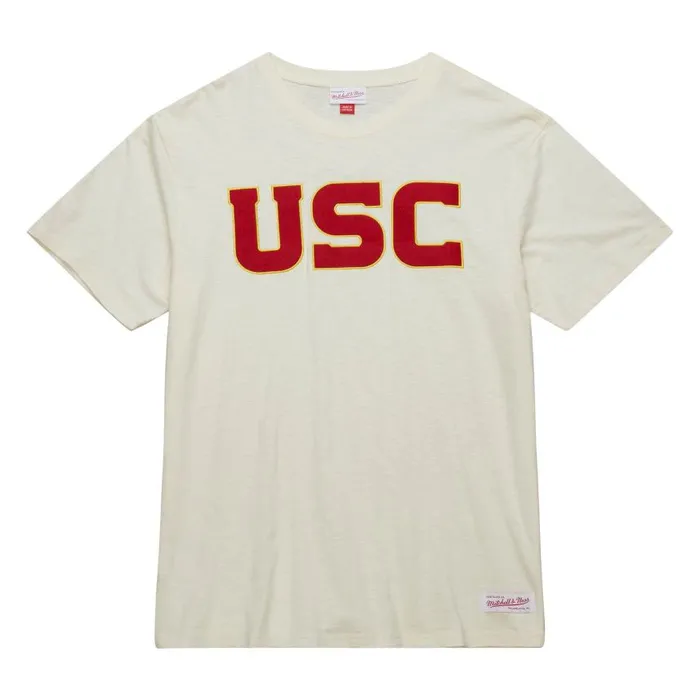 Mitchell and Ness Heritage SS Slub Tee Current Logo USC Men TShirts and Tops