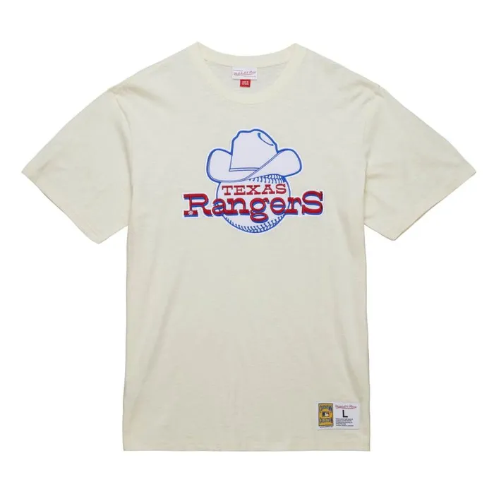 Mitchell and Ness Heritage SS Slub Tee Vintage Logo Texas Rangers Men TShirts and Tops Mitchell and Ness Heritage SS Slub Tee Vintage Logo Texas Rangers Men TShirts and Tops