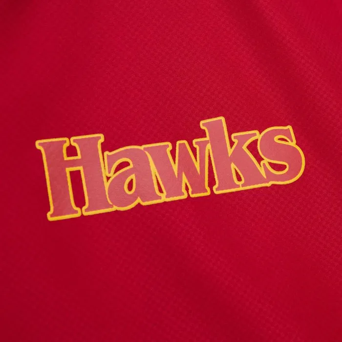 Mitchell and Ness Home Team Lightweight Windbreaker Atlanta Hawks Men Jackets and Outerwear Mitchell and Ness Home Team Lightweight Windbreaker Atlanta Hawks Men Jackets and Outerwear
