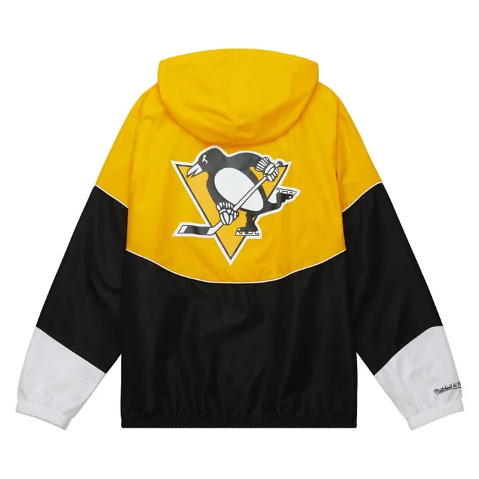 Mitchell and Ness Home Team Lightweight Windbreaker Pittsburgh Penguins Men Jackets and Outerwear Mitchell and Ness Home Team Lightweight Windbreaker Pittsburgh Penguins Men Jackets and Outerwear