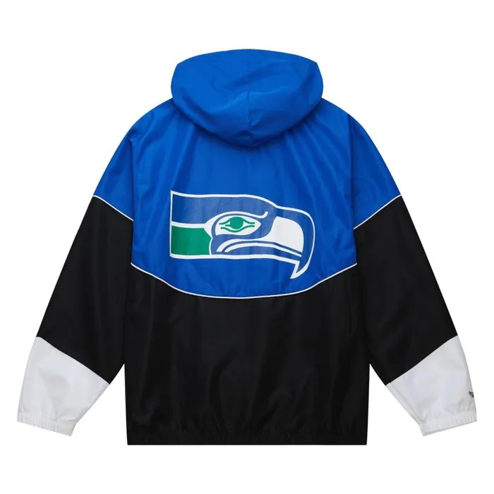Mitchell and Ness Home Team Lightweight Windbreaker Seattle Seahawks Men Jackets and Outerwear Mitchell and Ness Home Team Lightweight Windbreaker Seattle Seahawks Men Jackets and Outerwear
