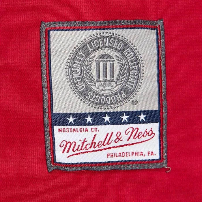 Mitchell and Ness Jacquard Ringer SS Tee Current Logo University Of Arkansas Men TShirts and Tops Mitchell and Ness Jacquard Ringer SS Tee Current Logo University Of Arkansas Men TShirts and Tops