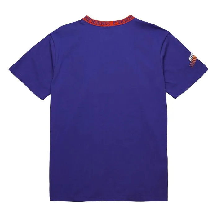 Mitchell and Ness Jacquard Ringer SS Tee Vintage Logo Phoenix Suns Men TShirts and Tops Mitchell and Ness Jacquard Ringer SS Tee Vintage Logo Phoenix Suns Men TShirts and Tops