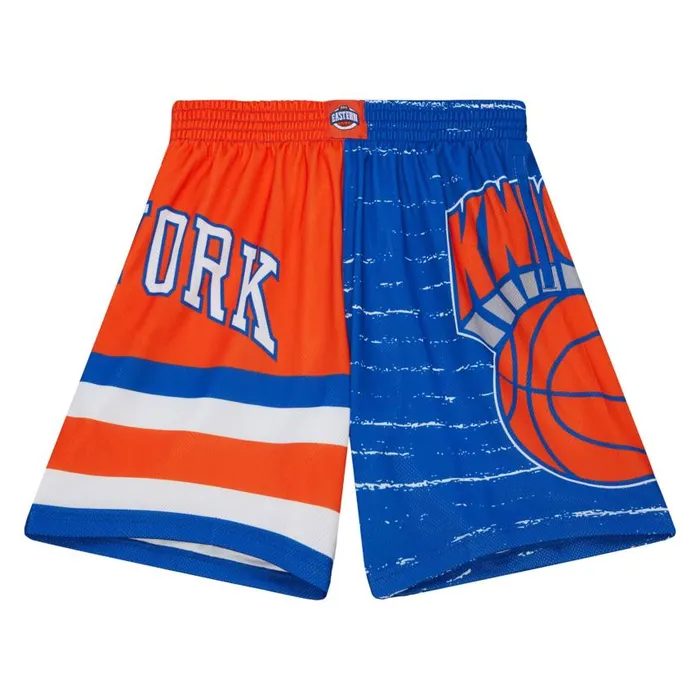 Mitchell and Ness Jumbotron 30 Shorts New York Knicks Men Shorts