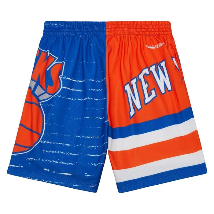 Mitchell and Ness Jumbotron 30 Shorts New York Knicks Men Shorts
