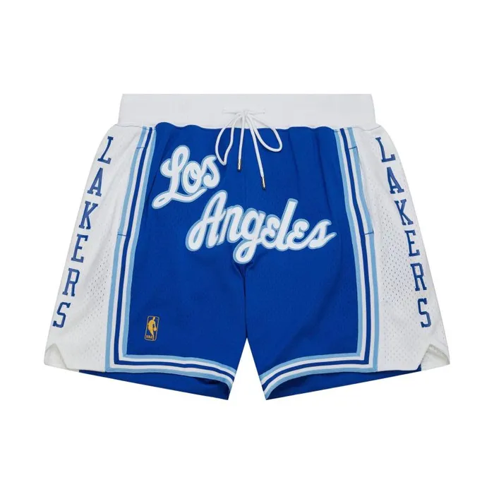 Mitchell and Ness Just Don Blue 7 Inch Shorts Los Angeles Lakers Men Shorts