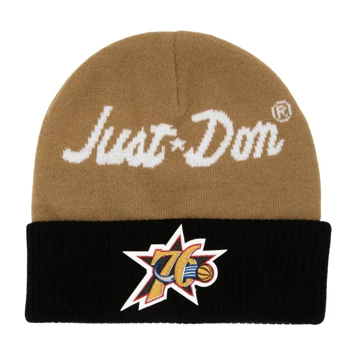 Mitchell and Ness Just Don Cashmere Knit HWC Philadelphia 76ers Men Hats and Headwear