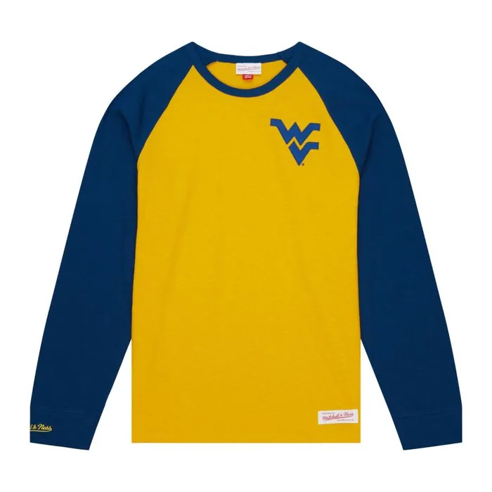 Mitchell and Ness Legendary Slub LS Tee West Virginia University Men TShirts and Tops Mitchell and Ness Legendary Slub LS Tee West Virginia University Men TShirts and Tops