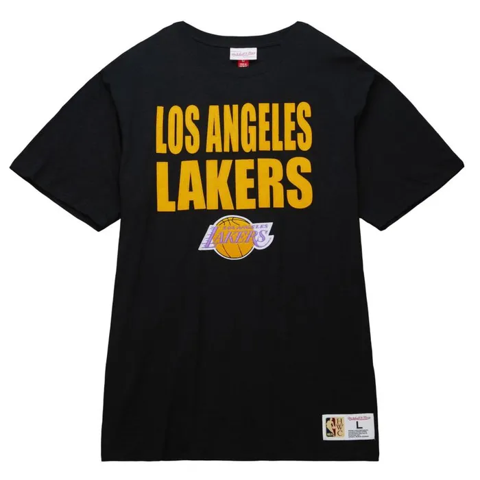 Mitchell and Ness Legendary Slub SS Tee Los Angeles Lakers Men TShirts and Tops Mitchell and Ness Legendary Slub SS Tee Los Angeles Lakers Men TShirts and Tops