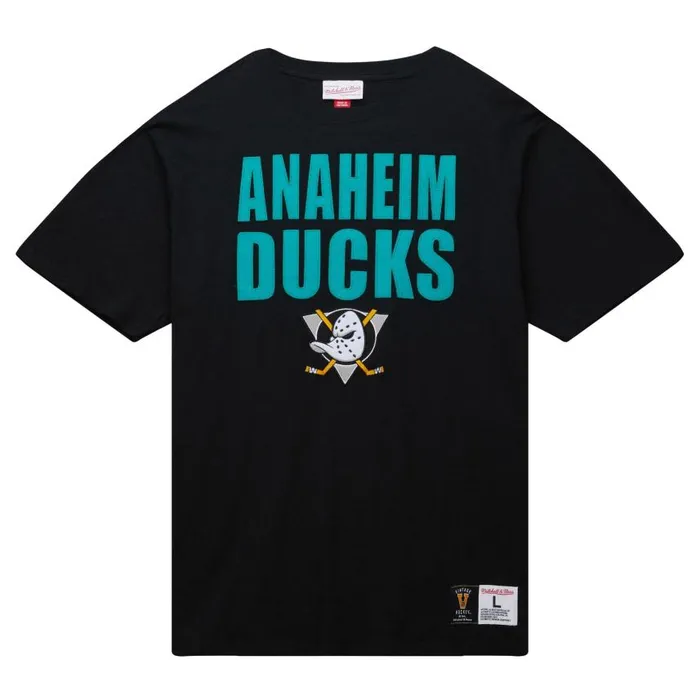 Mitchell and Ness Legendary Slub SS Tee Anaheim Ducks Men TShirts and Tops