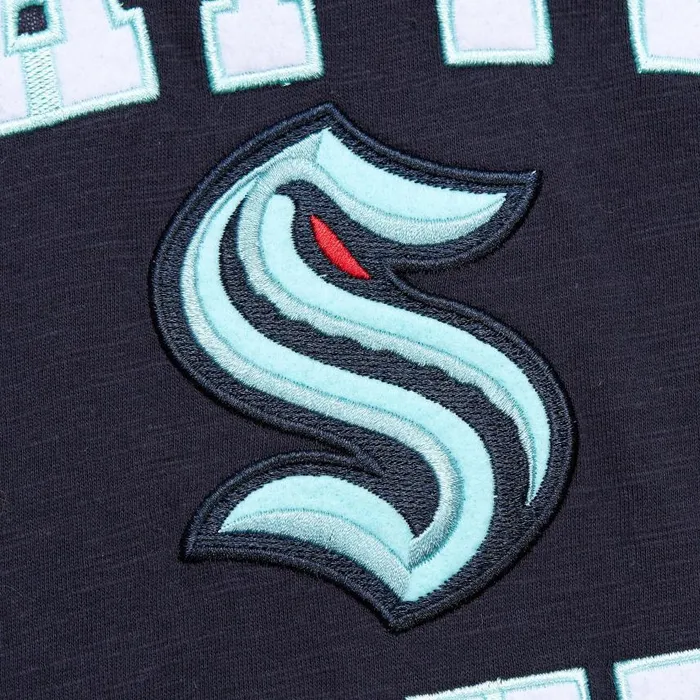 Mitchell and Ness Legendary Slub SS Tee Current Logo Seattle Kraken Men TShirts and Tops