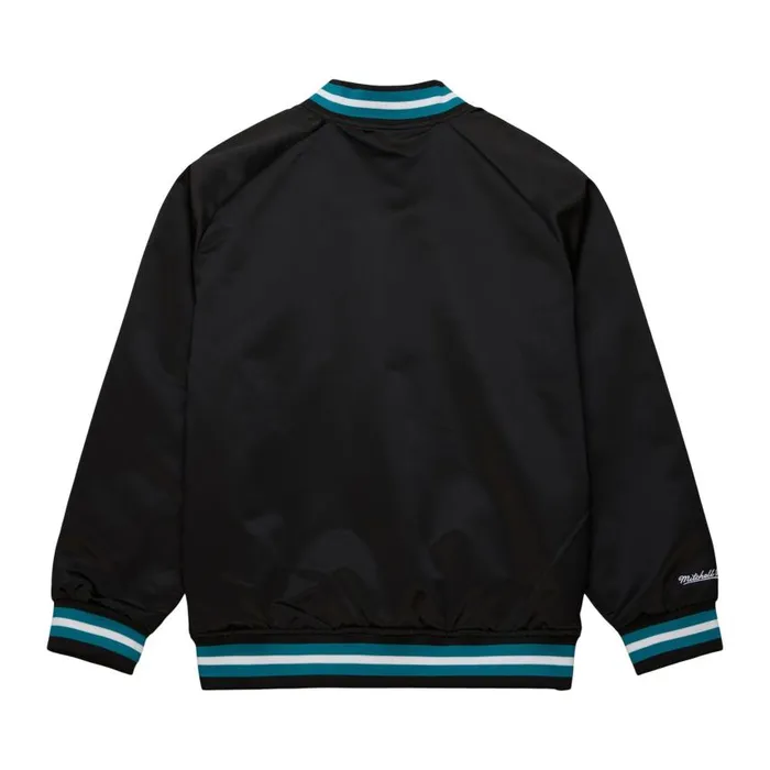 Mitchell and Ness Lightweight Satin Jacket Current Logo San Jose Sharks Men Jackets and Outerwear Mitchell and Ness Lightweight Satin Jacket Current Logo San Jose Sharks Men Jackets and Outerwear